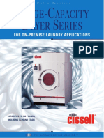 Cissell Specifications HD 75 100 125 170 190