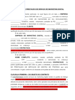 3 - Contrato de Prestação de Serviço - BÔNUS POR RESULTADO