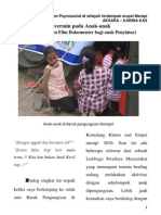 Psycosocial Program For Child at Merapi