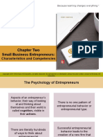 Chapter Two: Small Business Entrepreneurs