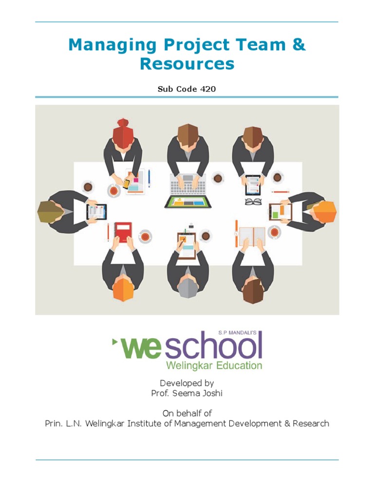 Managing Project Team and Resources 420 v1 | PDF | Project Management ...
