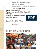 Antropologia Cultural y Social - Sistemas de Creencias-Mitos
