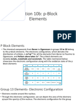 Section 10b P Block Elements