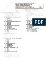 Soal Aqidah-Fiqih TKP 2019