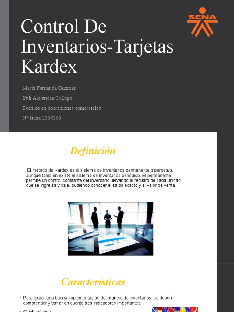 Control de Inventarios con Tarjetas Kardex | PDF | Inventario | Informática
