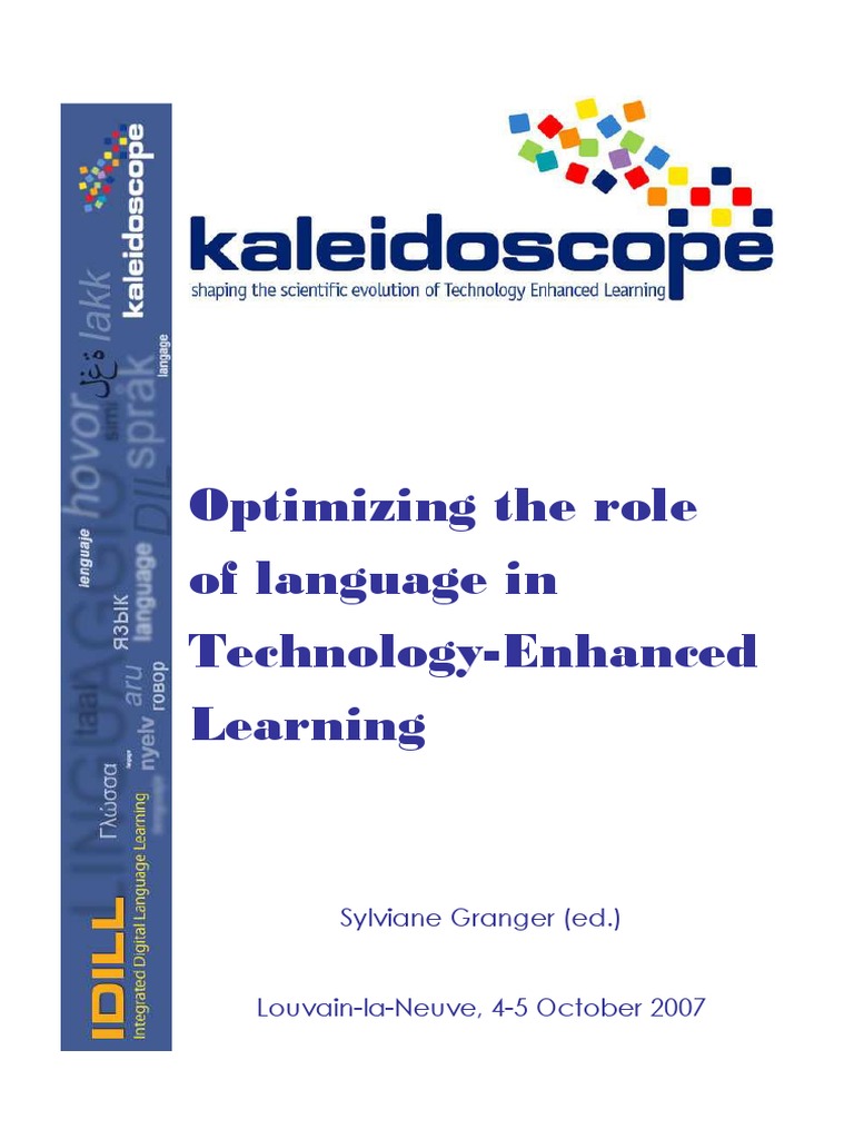 Language Optimization in TEL | PDF | Educational Technology | Parsing