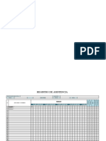 Registro de Asistencia 2021 