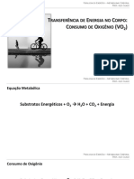 EAD Aula 04_Metabolismo Corporal - Consumo de Oxigenio