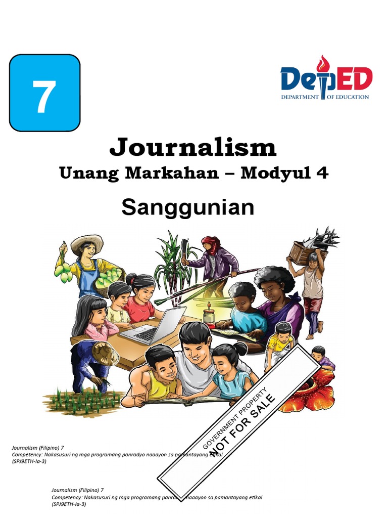 Spj Journalism Filipino 7 Module 4 Pdf