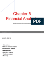 Financial Analysis: Materials of This Chapter Are From Different Sources