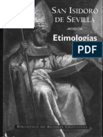 Isidoro de Sevilla Etimologias