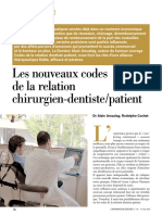 Nouveaux Codes Relation Dentiste Patient Alain Amzalag Rodolphe Cochet