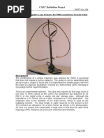 Carc Buildathon Project: A Tuneable Magnetic Loop Antenna For 7Mhz Made From Coaxial Cable