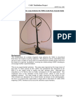 Carc Buildathon Project: A Tuneable Magnetic Loop Antenna For 7Mhz Made From Coaxial Cable