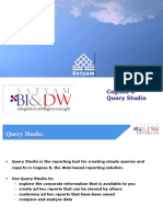 Create Reports and Analyze Data with Cognos Query Studio