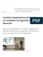 Comités Hospitalarios de Bioética en Unidades de Segundo Nivel de Atención _ Instituto Mexicano del Seguro Social _ Gobierno _ gob