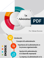 Aportes de La Administracion