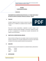 Informe Gestion de Riesgo