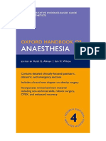 Oxford Handbook of Anaesthesia - Keith Allman