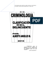 Clasificacion Del Delincuente Final