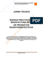 0 Borrador Norma BPM Radiofármacos Consulta Pública 05.08.18