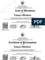 Effective Delivery of SynchronousAsynchronous Teaching - Certificate of Attendance and Participation - Certificates