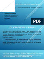 Modos de desarrollo  de la actividad administrativa