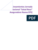 Lineamientos Jornada Salud Rosa 2021