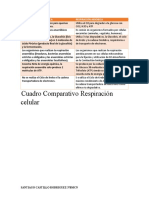 Cuadro Comparativo Respiración celular Santiago Castillo Rodríguez