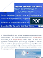 TM. Como Actividad Humana, Carrera Profesional y Problemáticas. 2021-I