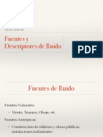 Acústica ambiental: fuentes y descriptores de ruido