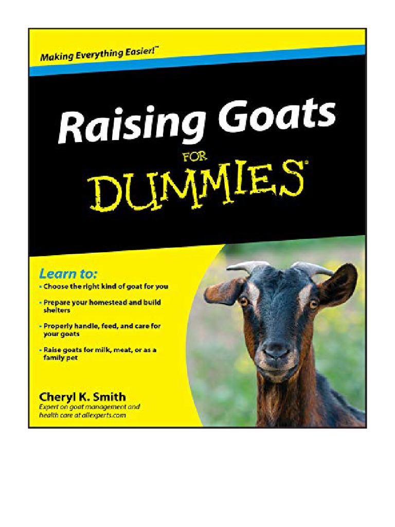 Raising Goats For Dummies Cheryl K. Smith PDF