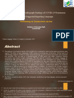 Review of Chest Radiograph Findings of COVID-19 Pneumonia and Suggested Reporting Language