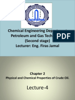 Chemical Engineering Department Petroleum and Gas Technology (Second Stage) Lecturer: Eng. Firas Jamal