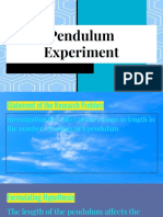 Pendulum Experiment: Scientific Investigation