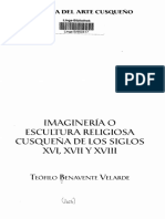 Imaginería O Escultura Religiosa Cusquena de Los Siglos Xvi, Xviiy Xviii