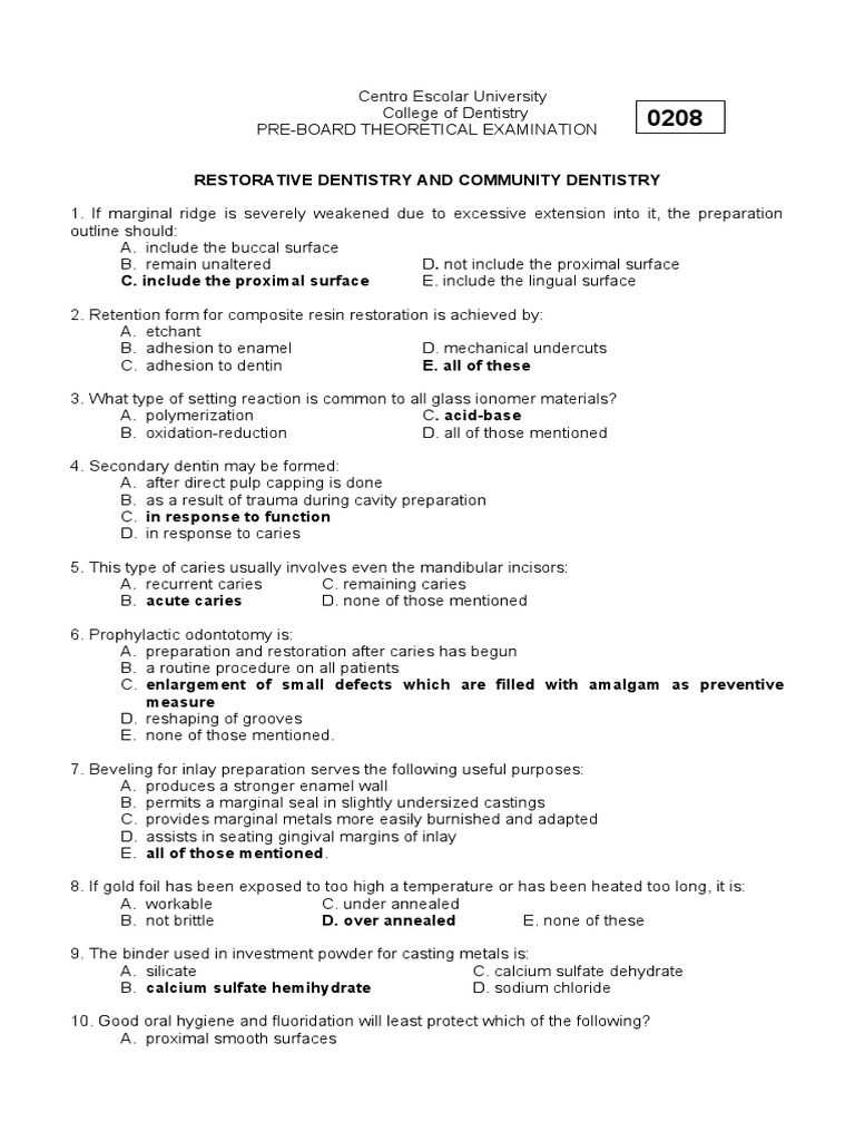Marginal Ridge Is Severely Weakened | PDF | Dental Composite | Tooth Enamel