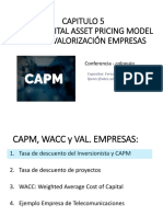 CAPM, WACC y VAL. EMP. DEF FPL MEJORADA - PARTICIPANTES