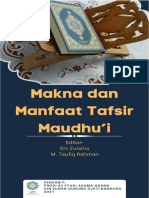 MAKNA TAfsir MAUDHU'I