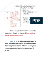 F4 - University Education