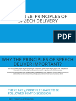 Principles of Effective Speech Delivery
