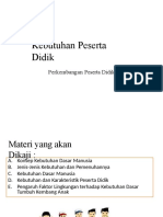 Kebutuhan Peserta Didik