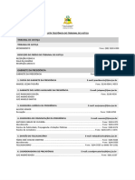 Lista de contatos do Tribunal de Justiça do Maranhão