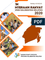 Statistik Kesejahteraan Rakyat Provinsi Kalimantan Selatan 2020