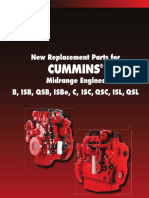 Cummins: New Replacement Parts For Midrange Engines B, Isb, QSB, Isbe, C, Isc, QSC, Isl, QSL