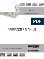 Operator'S Manual: For Models: M6108, NL6108, and L6108