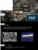 Proceso de Extracción Del Estaño