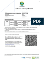 Certificado Nacional de Covid-19.