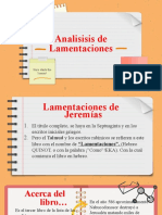 Análisis de Lamentaciones