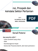 Potensi Prospek dan Kendala Sektor Pertanian(1)